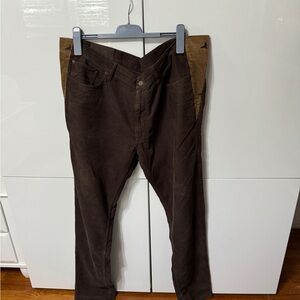 1/1 Polo Corduroy Custom Extended Waist Brown Corduroy Pants